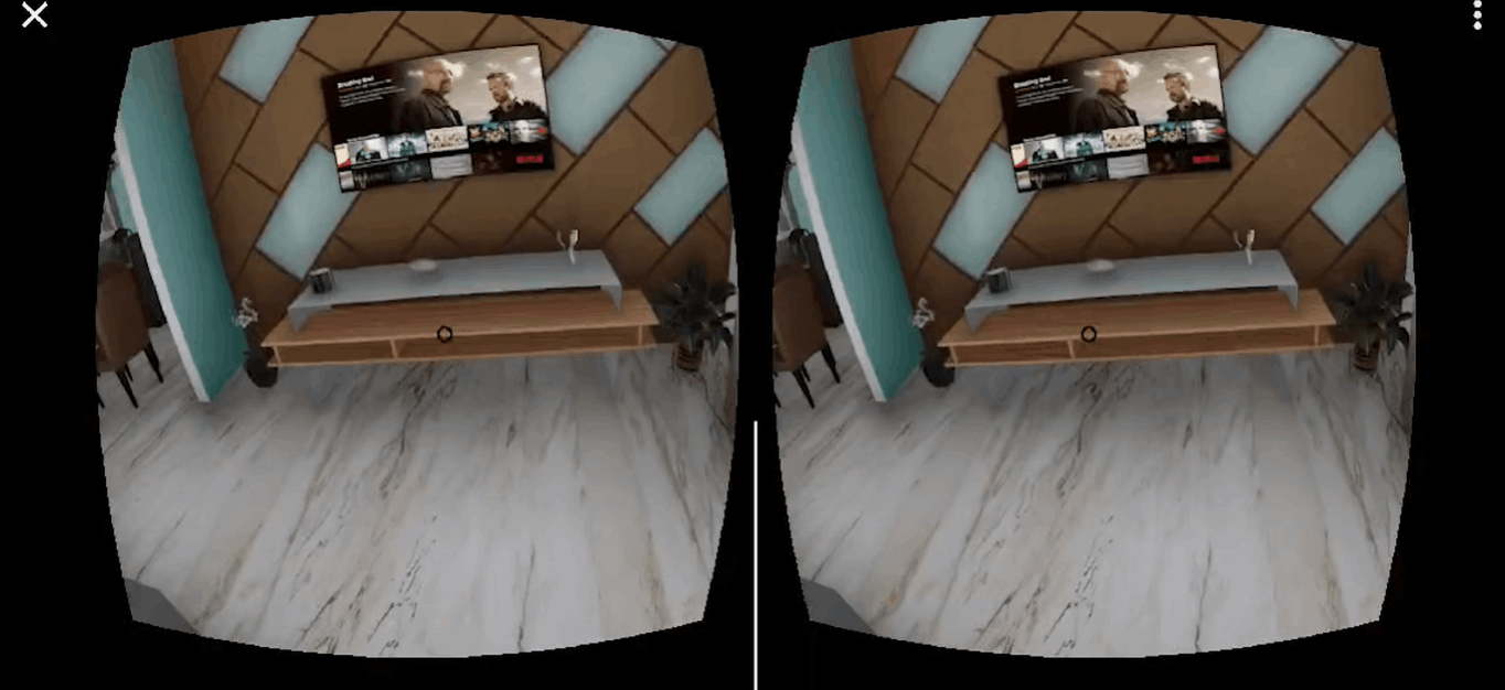 VR Enabled blueprint presentation graphic